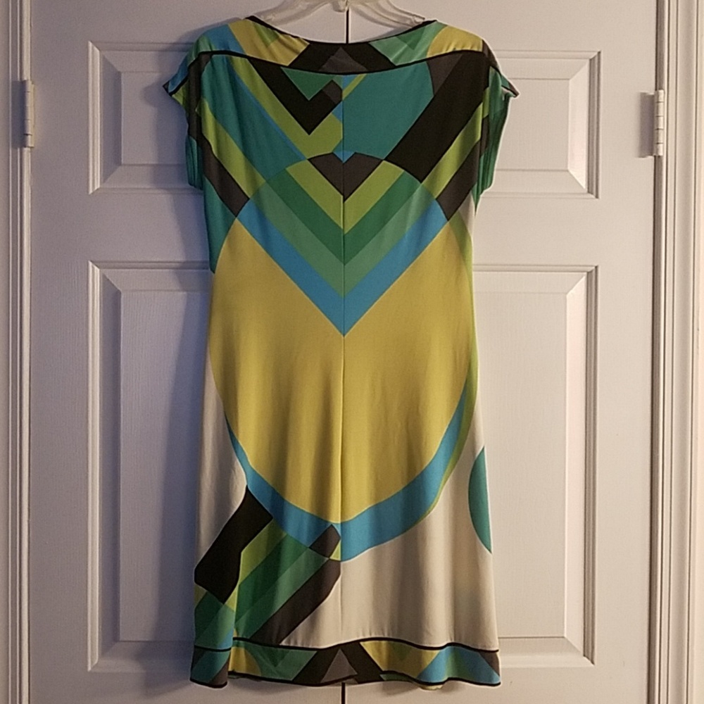 Print Stretch Multi Dress - Picture 2 of 4